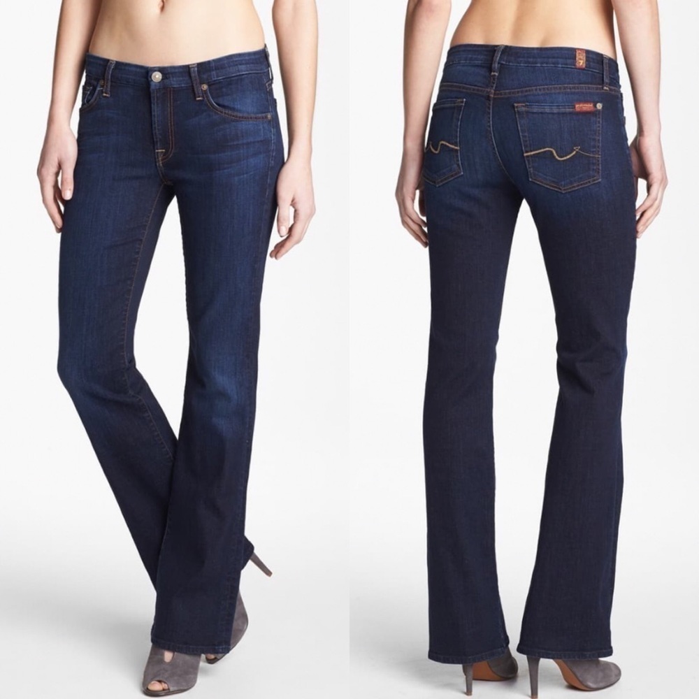 7 for all Mankind Lexie Kimmie Bootcut Jeans Sz 29